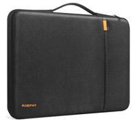 ROEPHY Laptoptasche 15-15.6 Zoll, Stoßfeste & Slim Laptophülle mit Tragegriff, Laptop Tasche Notebook Hülle für MacBook Pro 16" M4/M3/M2, Dell XPS 15/16, HP Envy 15, Lenovo IdeaPad 5/Flex 5, Schwarz