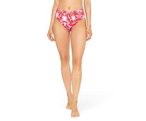 Rösch Bikini-Hose Neckholder im Ornament-Druck Rot-Weiß hoher Taillenausschnitt 1245533 38 16541