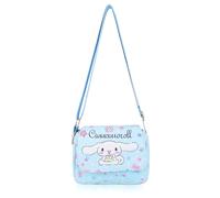 Roffatide Anime Cartoon Mini Messenger Bag Crossbody Bag Kawaii Lolita JK Girls Shoulder Bag Flap Synthetic Leather Satchel Blau
