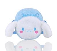 Roffatide Anime Cinnamoroll Crossbody Tasche Cartoon Plüsch Mini Umhängetasche Flauschige Crossbody-Telefonhandtasche Unterarmtasche Top-Griff Handtasche Weiß