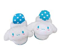 Roffatide Anime Cinnamoroll Nette Plüsch Hausschuhe Open Back Floor Innenschuhe Fuzzy Hausschuhe mit Gummisohle für Frauen