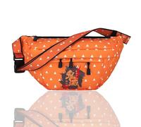 Roffatide Anime Demon Slayer Agatsuma Zenitsu Crossbody Fanny Pack für Männer Frauen Gürteltasche Hip Bum Bag Sling Tasche Brustbeutel Rucksack Orange/Weiß