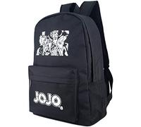 Roffatide Anime JoJo's Bizarre Adventure leuchtender Rucksack Schwarz Schultasche mit großer Kapazität Laptop Rucksack
