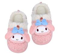 Roffatide Anime My Melody Rabbit Cinnamon Dog Kuromi Womens Fuzzy Memory Foam Slippers Cozy Plush Home Slippers Fluffy Furry House Shoes Indoor Outdoor Slide Slipper Rosa 35-36