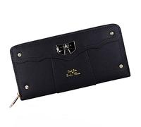 Roffatide Anime Sailor Moon Lange Reise Geldbörse für Mädchen Frauen Zip um Clutch Brieftasche Rosa Kunstleder Geldbörse Reisepass Telefon Karteninhaber Brieftasche