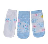 Roffatide Cartoon Cinnamoroll Knöchelsocken 5 Paare Melody No Show Socken Low Cut Socken für Männer Frauen Sport Socken Lover Geschenk Weihnachten für Frauen