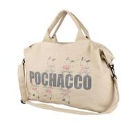 Roffatide Pochacco Hund Canvas Tragetasche Große Sporttasche Schulter Hobo Yoga Tasche Crossbody Tasche Geldbörse für Frauen Große Kapazität Einkaufen Arbeit Tasche Reise-Handtaschen Eco Bag