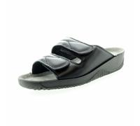 Rohde Damen, Frauen, Pantoletten, Slipper,Slides,Slip-ons,Backless Slipper,Mules,Gartenschuhe,Sommerschuhe,sommerclogs,SCHWARZ,41 EU / 7.5 UK