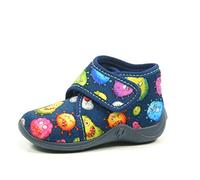 Rohde 2102-56 Kiddie Baby Schuhe Kinder Hausschuhe Jungen Mädchen, Größe:25 EU, Farbe:Blau