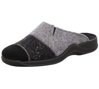 Rohde 2302-83 Vaasa-D Schuhe Damen Hausschuhe Pantoffeln Filz Weite G, Größe:40 EU, Farbe:Grau