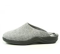Rohde 2309 Vaasa-D Schuhe Damen Hausschuhe Pantoffeln Filz Weite G, Größe:42 EU, Farbe:Grau