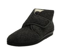 ROHDE Herren Hausschuh graphit / weiß, Größe 40, 4365445 Graphit / Weiß 40