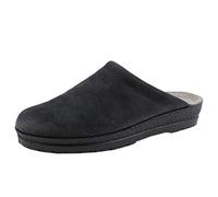 Rohde 2762 Neustadt-H Herren Hausschuhe Pantoffeln Weite G 1/2, Größe:46 EU, Farbe:Schwarz