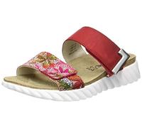 Rohde 5332 Lana Damen Pantoletten Leder Clogs, Größe:39 EU, Farbe:Rot