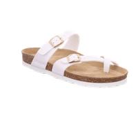 Rohde Damenschuhe Klassische Pantoletten WEISS/LACK WEISS - Gr. - 37