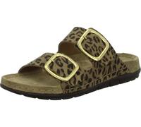 Pantolette ROHDE "Rohde Pantoletten Veloursleder", Damen, Gr. 37, leopard, Veloursleder, Schuhe Pantolette, Topseller (96702519-37) leopard