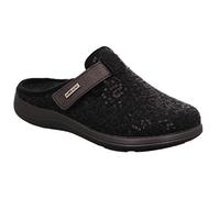 Rohde 6556 Bari Schuhe Damen Hausschuhe Pantoffeln Softfilz Weite G, Größe:41 EU, Farbe:Grau