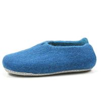 Rohde 7980 Nepal Damen Hausschuhe Pantoffeln Slipper Filz, Größe:41 EU, Farbe:Blau