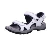 Rohde Damen-Sandalette Weiß-Schwarz-Grau weiß39