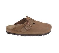 Pantolette ROHDE "ALBA", Damen, Gr. 41, beige (hellbeige kombiniert), Lederimitat, klassisch, Schuhe, Sommerschuh, Hausschuh, Strandschuh, Schlappen mit drei Schnallen (49601921-41) hellbeige kombinie