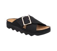 Rohde Damen Pantolette aus Nubukleder mit Plateausohle Alassio 6220