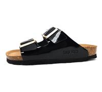 Rohde Damen Alba Hausschuh, 91 schwarz/Lack, 36 EU