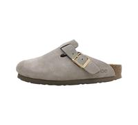 Clog ROHDE "ALBA", Damen, Gr. 38, beige (hellbeige), Veloursleder, unifarben, Schuhe Clog, Mules, Hausschuh mit leichter Laufsohle in Weite G (weit) (50648645-38) hellbeige