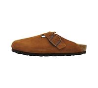 Rohde Damen Clog-Pantolette Alba 6071 Velourleder Tieffußbett Größe 41 EU Braun