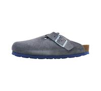 Rohde Damen Clog Pantolette Alba 6071 Leder robust klassisch Schnalle Grau Gr.37