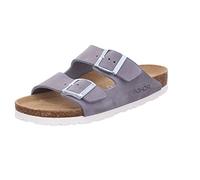 Rohde Schuhe Damen Pantoletten Alba 5590/86 Grau Basalt Größe 40