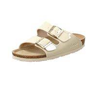 Birkenstock Bio Pantolette Madrid Big Buckle für Damen, beige, Gr. 38 EU