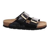 Rohde Damenschuhe Klassische Pantoletten SCHW./LACK - Gr. - 36