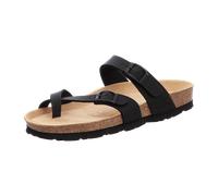 Rohde Damen Zehentrenner Pantolette Alba 5594, Größe:37 EU, Farbe:Schwarz