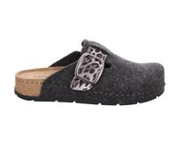 Rohde Damen-Pantoffel Anthrazit-Schwarz-Grau 39