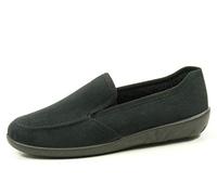 Rohde Ballerup 2224-90 Damen Hausschuhe Ballerinas Schurwolle Weite G , Größe:37 EU, Farbe:Schwarz