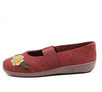 Rohde Ballerup, Damen Flache Hausschuhe, Rot (Bordeaux 42), 36 EU