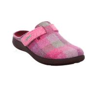 Pantoffel ROHDE "BARI" Gr. 40, pink (pink, kariert) Damen Schuhe (96840148-40) pink, kariert