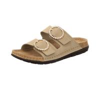 Rohde Bequeme Pantoletten für Damen, beige, Größe 37 EU