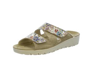 Rohde Bequeme Pantoletten für Damen, beige, Größe 38 EU