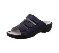 Rohde Bequeme Pantoletten für Damen, blau, Größe 36 EU