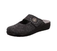 Rohde Damen Hausschuhe Pantoffeln Filz Catania 6169, Größe:42 EU, Farbe:Grau