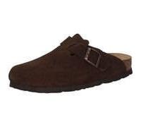 Clog ROHDE "ALBA", Damen, Gr. 37, mokka, Veloursleder, unifarben, Schuhe Clog, Mules, Hausschuh mit leichter Laufsohle in Weite G (68091525-37) mokka