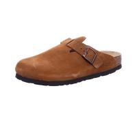 Pantoffel ROHDE "ALBA", Damen, Gr. 38, braun, Veloursleder, Schuhe, Schlappen, Hausschuh mit leichter Laufsohle in Weite G (54437805-38) braun