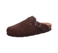 Rohde Damen Clog Leder Pantolette robust klassisch Schnalle Alba 6071, Größe:39 EU, Farbe:Braun