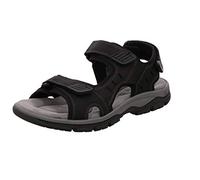 Rohde 5950 Cortina Herren Trekking Sandalen Leder, Größe:41 EU, Farbe:Schwarz
