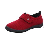 Hausschuh ROHDE "D.Olbia", Damen, Gr. 42, rot, Filz, Schuhe Hausschuh, Homeslipper, Wohlfühlschuh aus Filz mit Klettverschluss (93347505-42) rot