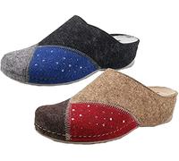 Rohde Damen Amalfi Clogs, Beige (Leinen 17)