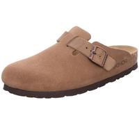 Rohde Damen Clog Leder Pantolette robust klassisch Schnalle Alba 6071, Größe:37 EU, Farbe:Mehrfarbig