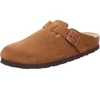 Rohde Damen Clog-Pantolette Alba 6071 Velourleder Tieffußbett Größe 41 EU Braun