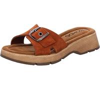 Rohde Damen Clogs Pantoletten Keilabsatz Licata 6260, Größe:39 EU, Farbe:Braun